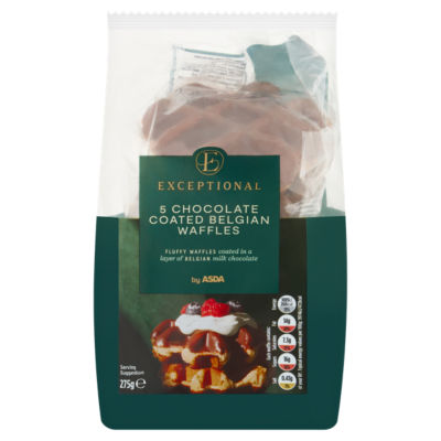 5 Chocolate Coated Belgian Waffles 275g thumbnail 2