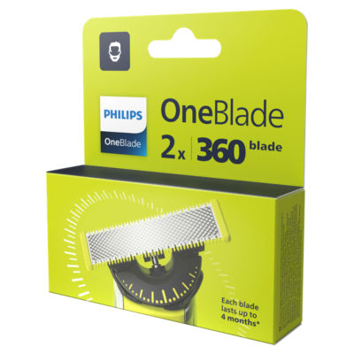 OneBlade 360 Replacement Blade for Face, 2 Pack, QP420/50 thumbnail 2