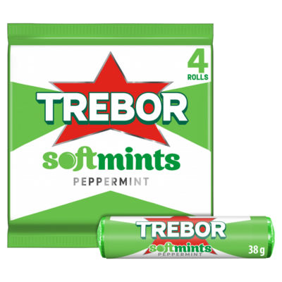 Trebor Softmints Peppermint Mint Rolls