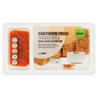 Southern Fried Chicken Bites with a Spicy Ketchup Dip 75g thumbnail 2