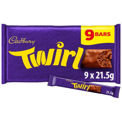 Cadbury Twirl Chocolate Bar Multipack