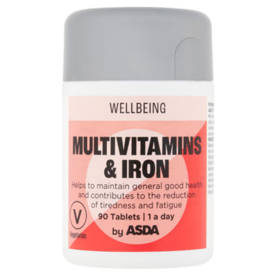 Wellbeing by  Multivitamins & Iron 1 a Day 90 Tablets thumbnail 2