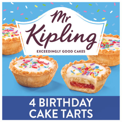 Vanilla Birthday Cake Tarts 4 Pack thumbnail 2