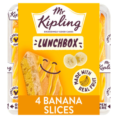 Lunchbox Banana Cake Slices 4 Pack thumbnail 2