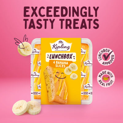 Lunchbox Banana Cake Slices 4 Pack thumbnail 4