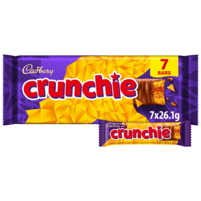 Cadbury Crunchie Chocolate Bar Multipack