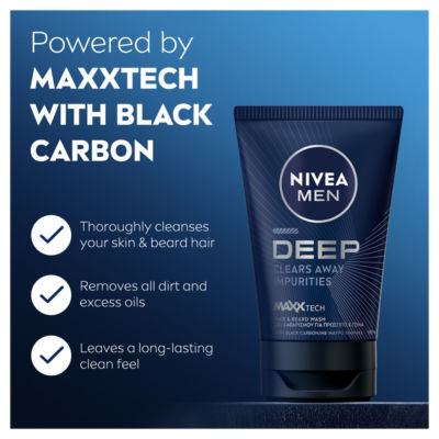 Deep Face & Beard Wash 100ml thumbnail 3