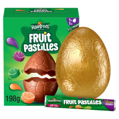 Fruit Pastilles Milk Chocolate Large Easter Egg 198g thumbnail 2