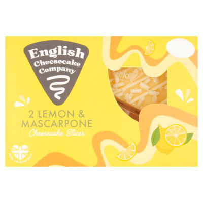 2 Lemon & Mascarpone Cheesecake Slices 180g thumbnail 2