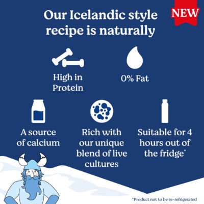 Skyr 0% Fat High Protein Vanilla Yoghurt Drink 270ml thumbnail 3