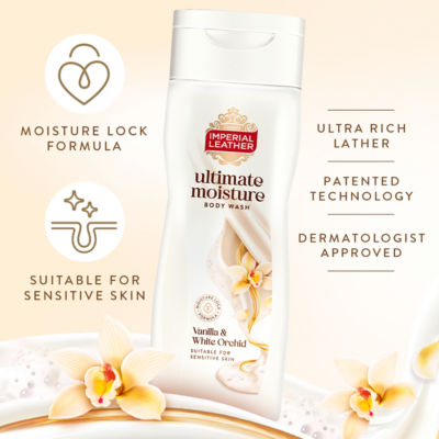 Ultimate Moisture Vanilla & White Orchid Body Wash 225ml thumbnail 4
