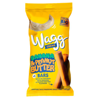 Chews Banana & Peanut Butter Bars 140g thumbnail 2