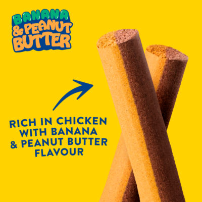 Chews Banana & Peanut Butter Bars 140g thumbnail 4