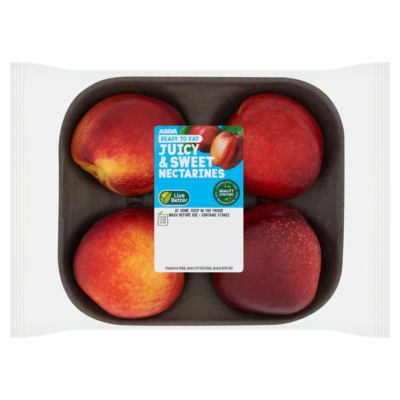 ASDA 4 Juicy & Sweet Nectarines