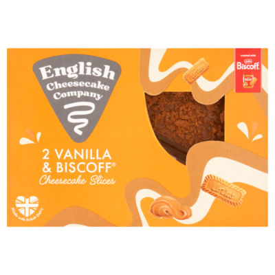 2 Vanilla & Biscoff Cheesecake Slices 180g thumbnail 2