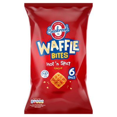 Hot 'n Spicy Flavour Waffle Bites 6 x 16g thumbnail 2