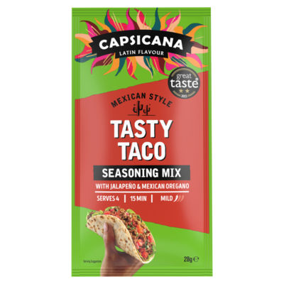 Capsicana Mexican Tasty Taco Seasoning Mix Medium/Mild