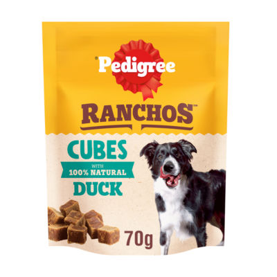 PEDIGREE Ranchos Duck Cubes Dog Treats 70g