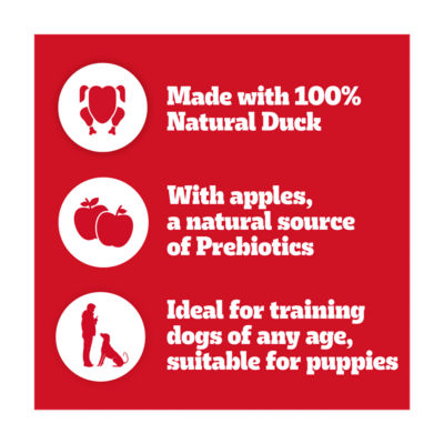 RANCHOS™ Dog Training Treat Cubes, With 100% Natural Duck, 70g thumbnail 3
