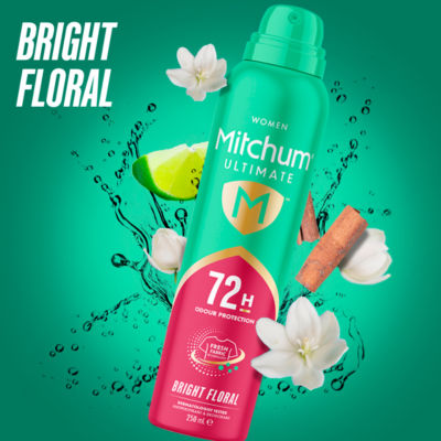 Women Ultimate Bright Floral Antiperspirant & Deodorant 250ml thumbnail 4