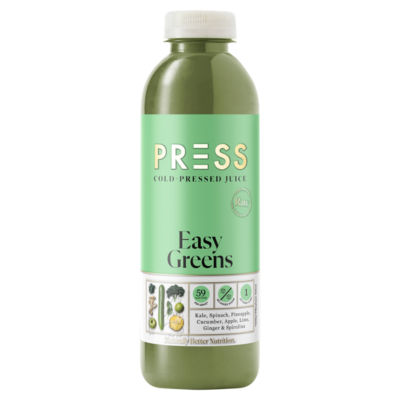 PRESS Healthfoods Easy Greens Cold-ed Juice 750ml thumbnail 2