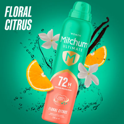 Women Ultimate Floral Citrus Antiperspirant & Deodorant 250ml thumbnail 3