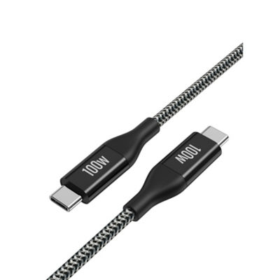 Asda Tech 100W Braided USB C to USB C Cable - 1.8M