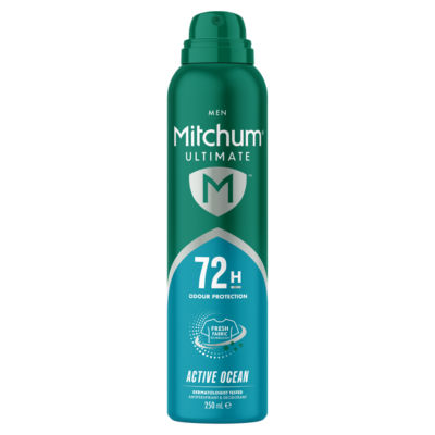 Men Ultimate Active Ocean Antiperspirant & Deodorant 250ml thumbnail 2