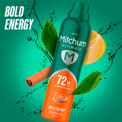Men Ultimate Bold Energy Antiperspirant & Deodorant 250ml thumbnail 3
