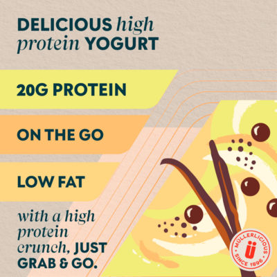 High Protein Vanilla Yogurt with Chocolate Balls thumbnail 3