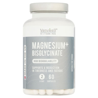 Vitamins Magnesium+ Bisglycinate 2 a Day 60 Capsules thumbnail 2