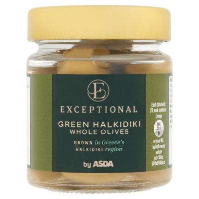 Green Halkidiki Whole Olives 195g thumbnail 2