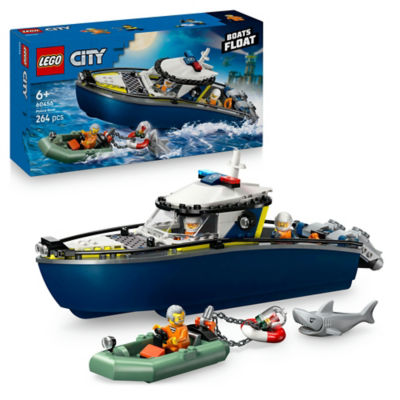 LEGO LEGO City Police Boat Chase Building Toy Set 60456