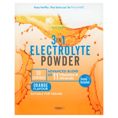 Active Orange Flavour 3in1 Electrolyte Powder 150g thumbnail 2