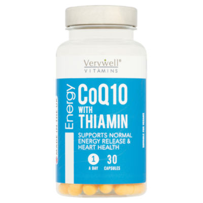 Verywell Vitamins Energy CoQ10 with Thiamin 1 a Day 30 Capsules