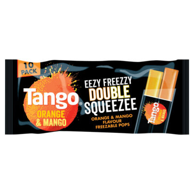 Eezy Freezy Double Squeeze Orange + Mango Flavour Twin Freezable Pops 10 x 50ml (500ml) thumbnail 2