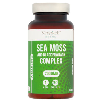 Being Wellbeing Sea Moss and Bladderwrack Complex 2000mg 1 A Day 30 Capsules thumbnail 2