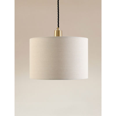 Linen-Effect Cylinder Shade thumbnail 2