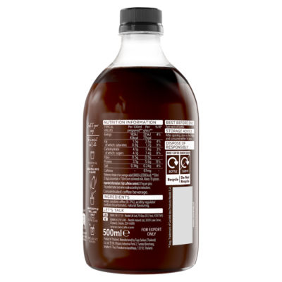 Iced Coffee Espresso Concentrated Unsweetened 500ml thumbnail 3