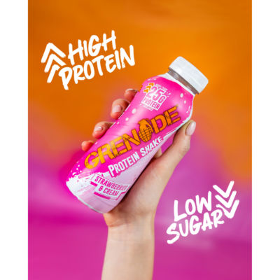 Strawberries & Cream Flavour Protein Shake 330ml thumbnail 4