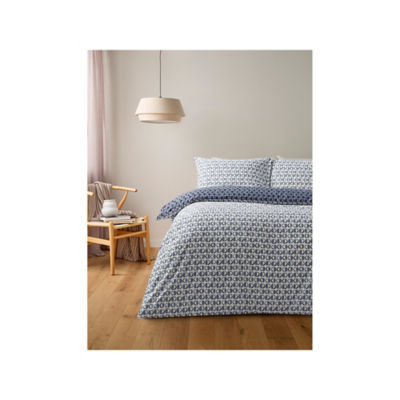 Half-Circle Geometric Easycare Duvet Set Double