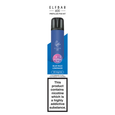 600 Blue Razz Lemonade Prefilled Pod Kit 20mg/ml