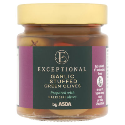 Garlic Stuffed Green Olives 195g