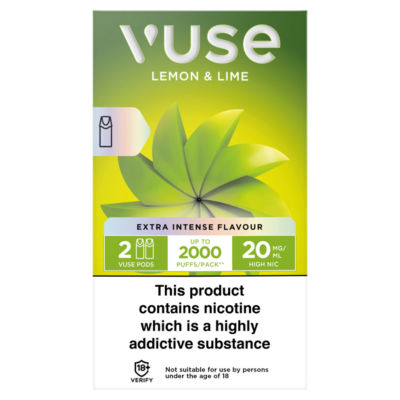 Extra Intense Flavour Pod- Lemon & Lime 20mg thumbnail 2