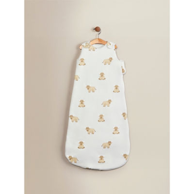 Beige Highland Cow Jersey Cotton Sleep Bag