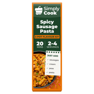 Spicy Sausage Pasta 3 Pot Flavour Kit 63g thumbnail 2