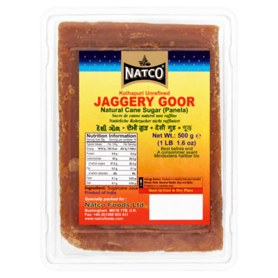 Kolhapuri Unrefined Jaggery Goor Natural Cane Sugar 500g thumbnail 2