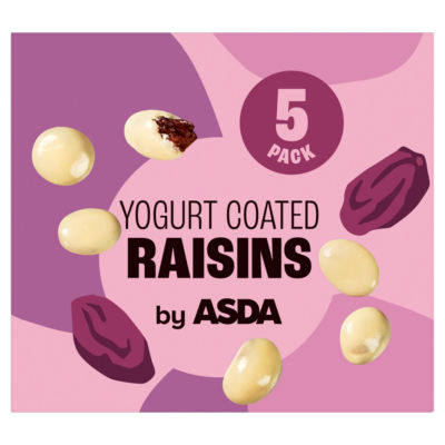 Yogurt Coated Raisins 5 x 25g (125g) thumbnail 2