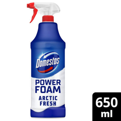 Power Foam Arctic Fresh Toilet & Bathroom Cleaner Spray 650 ml thumbnail 2