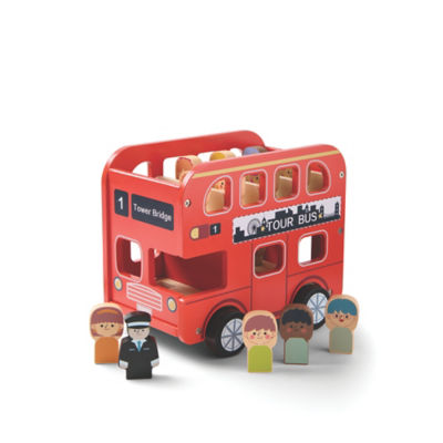 Red Wooden Tour Bus thumbnail 2
